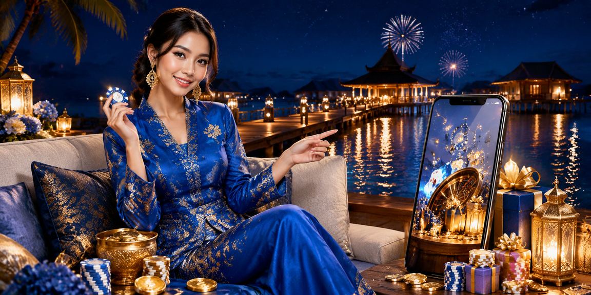 Pemain slot kasino mudah alih berbaju kurung dari Sabah di platform 14f